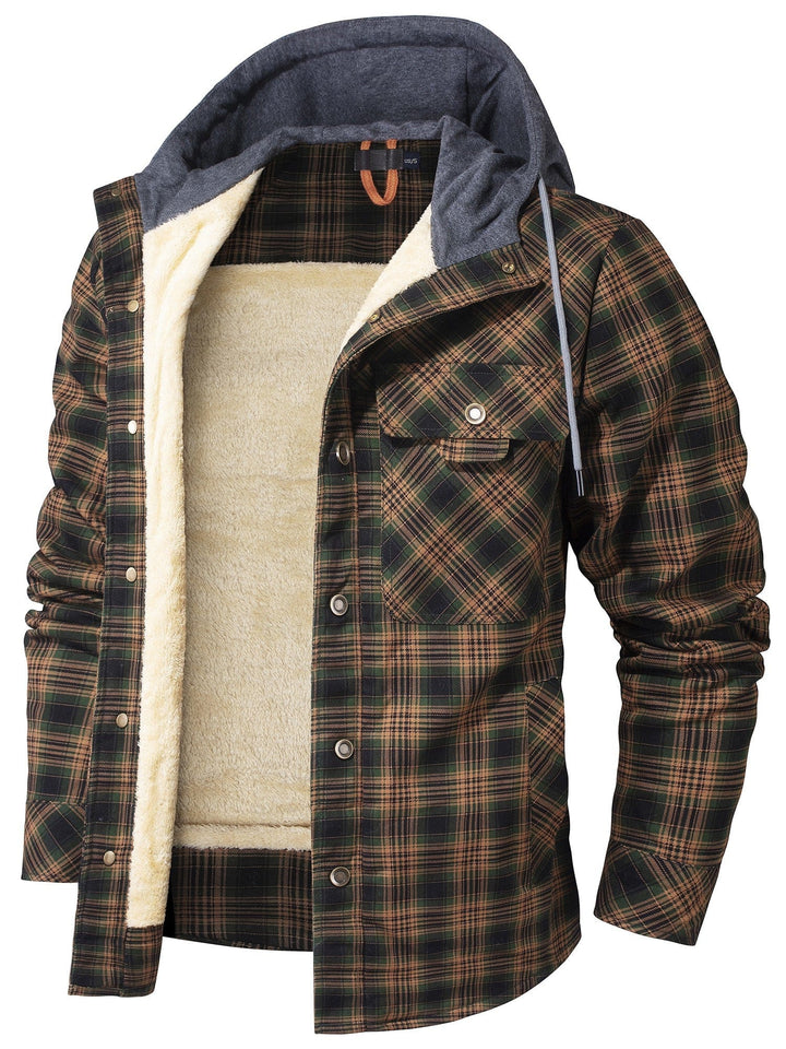 Haiden | Hooded Flannel Jacket